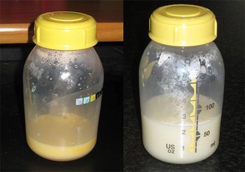 Colostrum versus mature milk