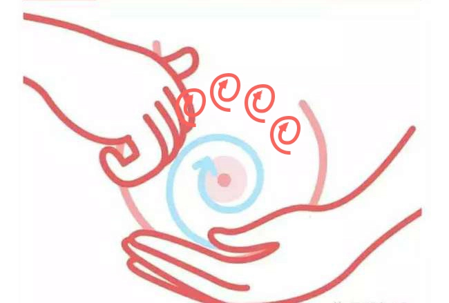 Breast massage against clogged milk ducts step 2