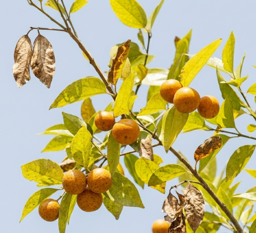 Ma Qian Zi (Nux vomica seed) plant