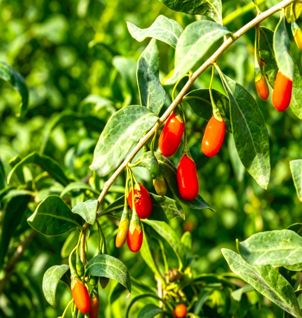 Gou Qi Zi (Chinese Wolfberry Fruit) plant