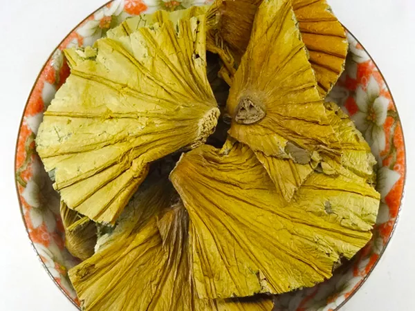 What Lotus leaf calyx looks like as a TCM ingredient
