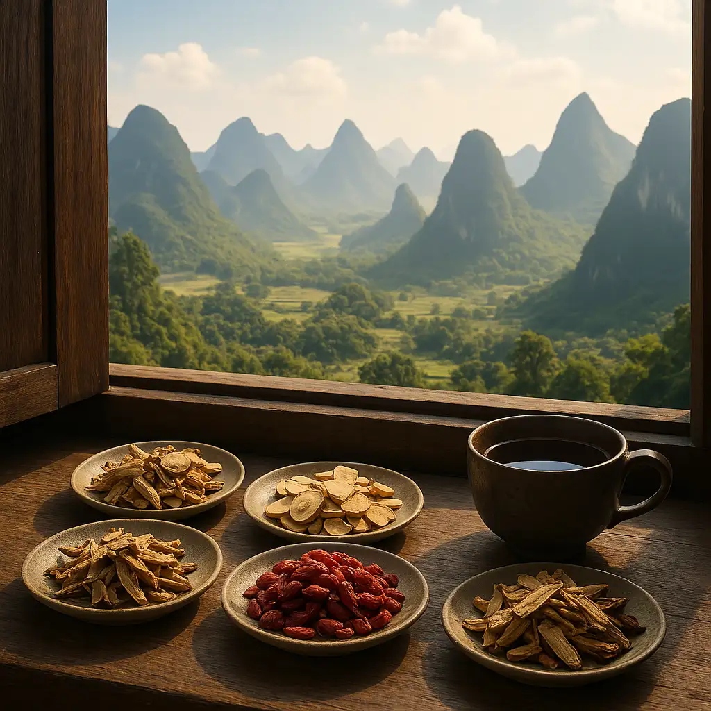 Traditional Chinese Medicine herbs and ingredients